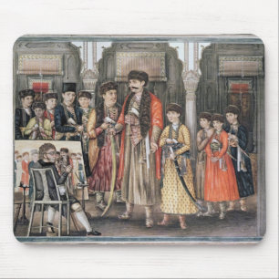 Mousepad Ud-daula de Shuja, Nawab de Oudh e seus dez