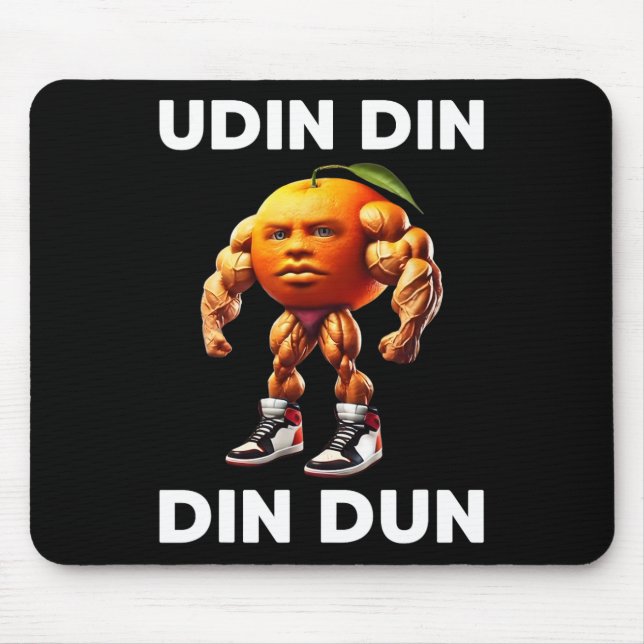 Mousepad Udin Din Din Dun Italiano Brainrot Meme Udindindin (Frente)