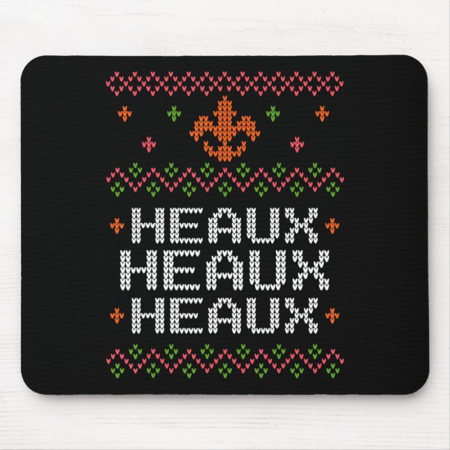 Mousepad Ugly Cajun Christmas Xmas New Orleans Southern Lou (Frente)