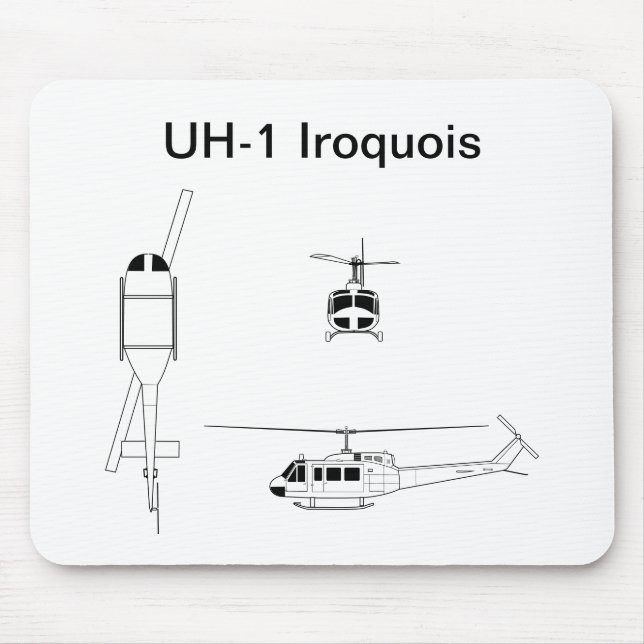 Mousepad UH-1 Iroquois (Frente)