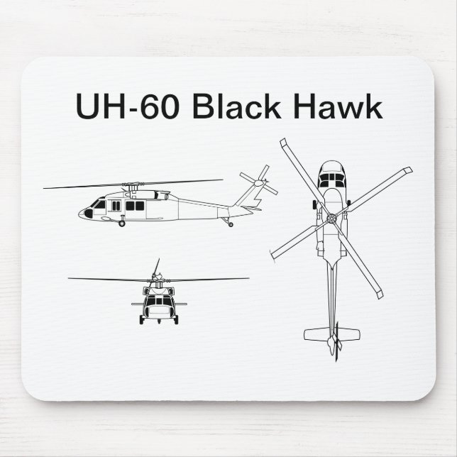 Mousepad UH-60 Black Hawk (Frente)