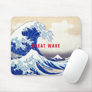 Mousepad ukiyoe - Hokusai : Onda de Excelente n.º 21 -