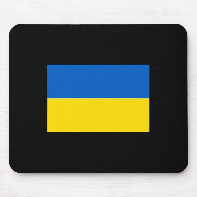Mousepad Ukraine Flag Design  (Frente)