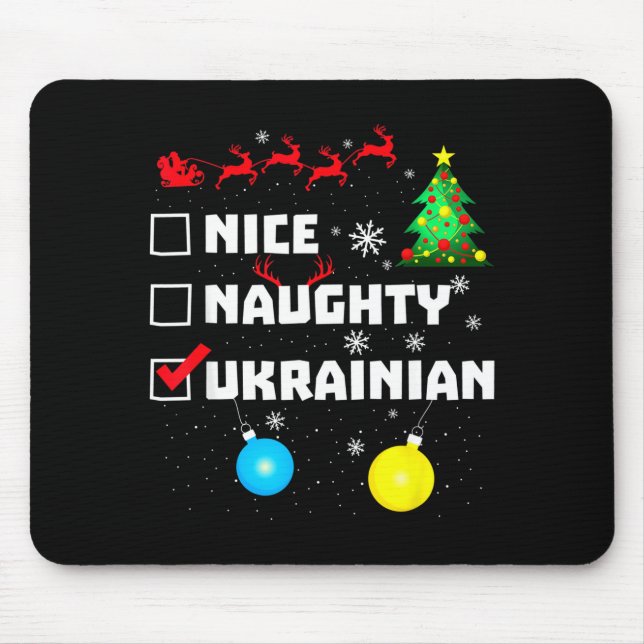Mousepad Ukrainian Christmas  (Frente)