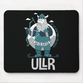 Mousepad Ullr Norse Deus Da Neve, Santo De Esquiadores E