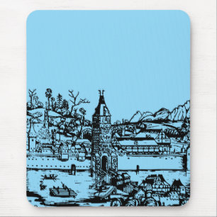 Mousepad Ulm cidade em Baden-Württemberg na Alemanha