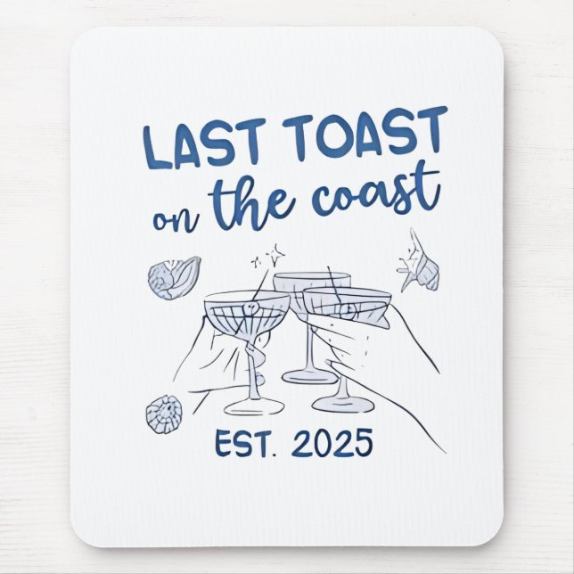 Mousepad Último brinde na Costa Est 2025 (Frente)