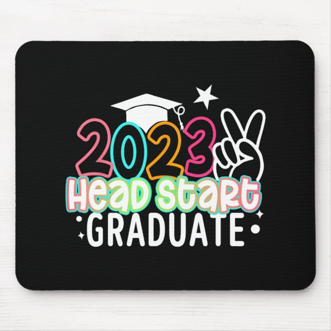 Mousepad Último Dia De Aula Crianças Graduadas Headstart 20 (Frente)