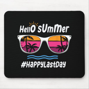 Mousepad Último Dia De Aula Olá Verão Sungles Praia 3 
