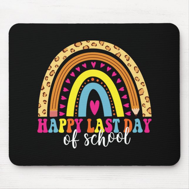 Mousepad Último Dia De Aula Professor Aluno Formatura 1  (Frente)