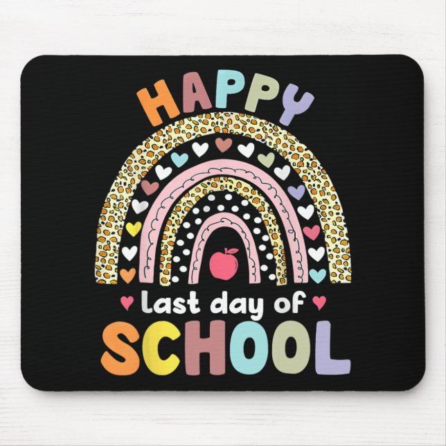 Mousepad Último Dia De Aula Professor Aluno Formatura Chuva (Frente)