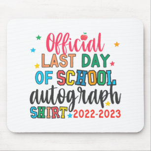 Mousepad Último Dia De Professores De Autografos Na Escola 