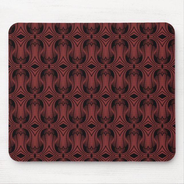 Mousepad Ultramod Art Deco Mousepad, Vermelho Escuro (Frente)