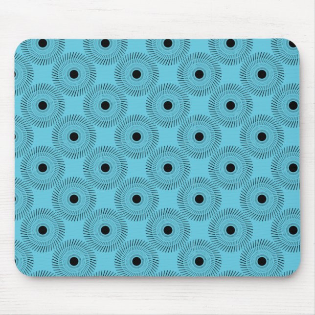 Mousepad Ultramodern Charm Mousepad, Turquoise (Frente)