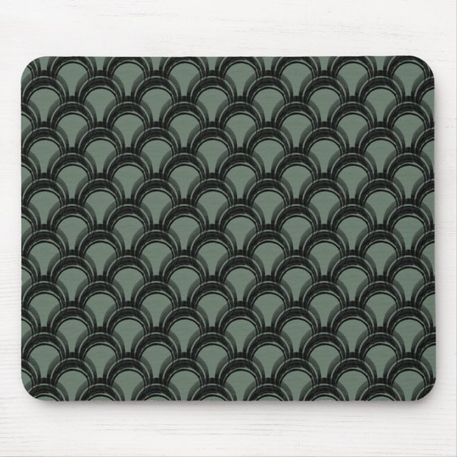 Mousepad Ultramodern Glamor Mousepad, Sage Negro (Frente)