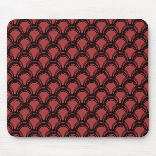 Mousepad Ultramodern Glamor Mousepad, Vermelho escuro (Frente)