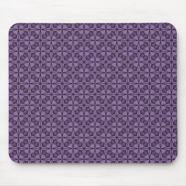 Mousepad Ultramodern Retro Mousepad, Roxo (Frente)