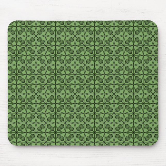 Mousepad Ultramodern Retro Mousepad, Verde Brilho (Frente)