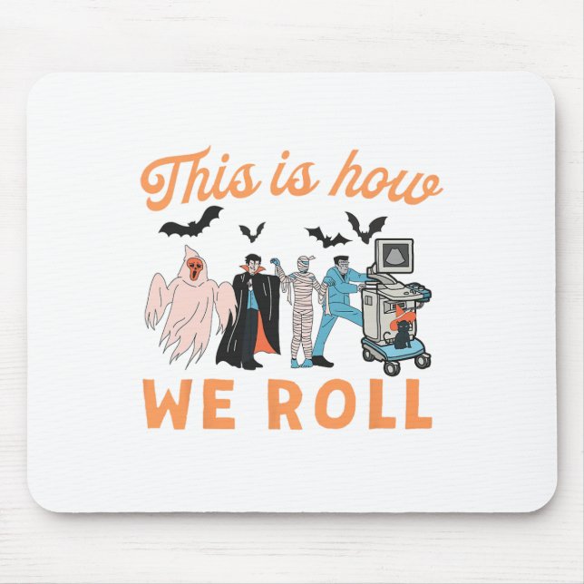 Mousepad Ultrassom Tech Fantasma Vascular Tech Sonógrafo H (Frente)