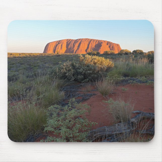 Mousepad Uluru Sunrise e Flora do Deserto (Frente)
