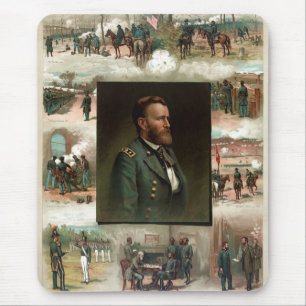 Mousepad Ulysses S. Grant de West Point a Appomattox
