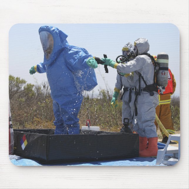 Mousepad Um aeromerador está em uma banheira (Frente)