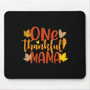 Mousepad Um agradecimento à mamãe outono e Dia de Ação de G