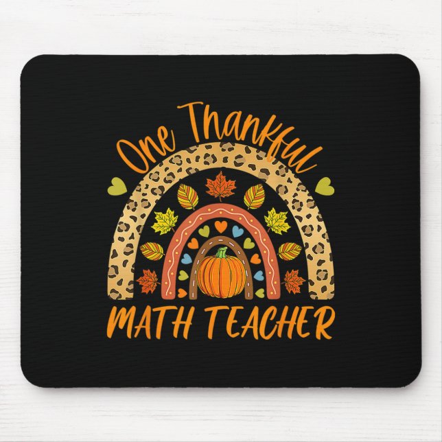Mousepad Um agradecimento ao professor de matemática no out (Frente)