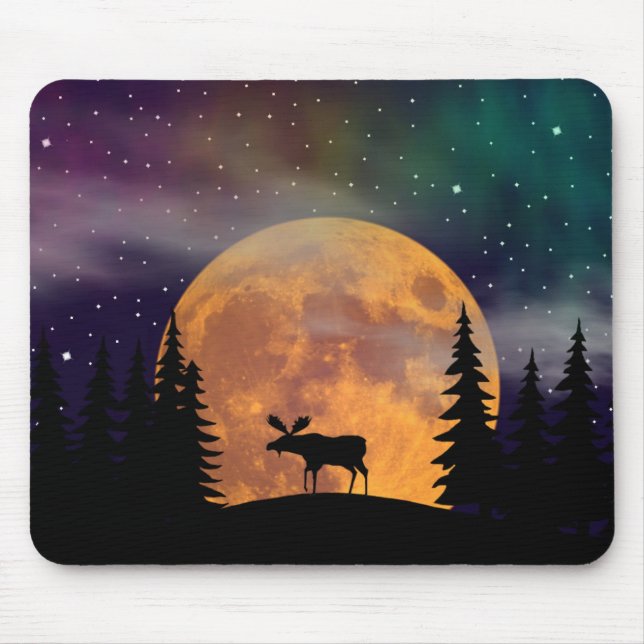 Mousepad Um alce no alce (Frente)