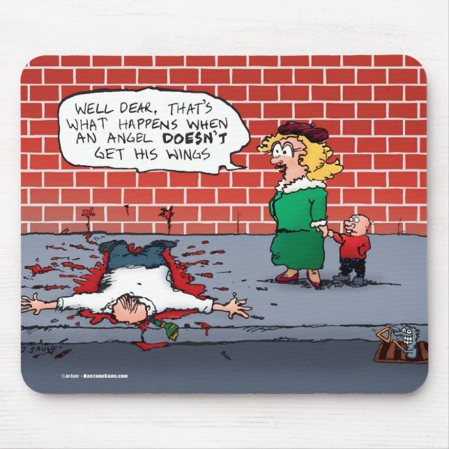 Mousepad Um Anjo não ganha seu Natal (Frente)