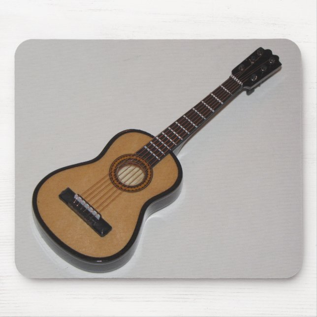 Mousepad Um Bela Minúscula Pad De Mouse De Violão Acústico (Frente)