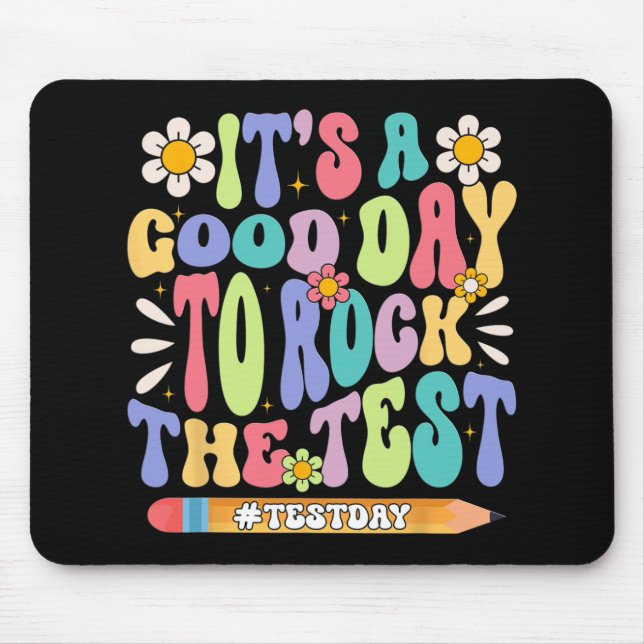 Mousepad Um Bom Dia Para Atingir O Motivato De Teste Da Gro (Frente)