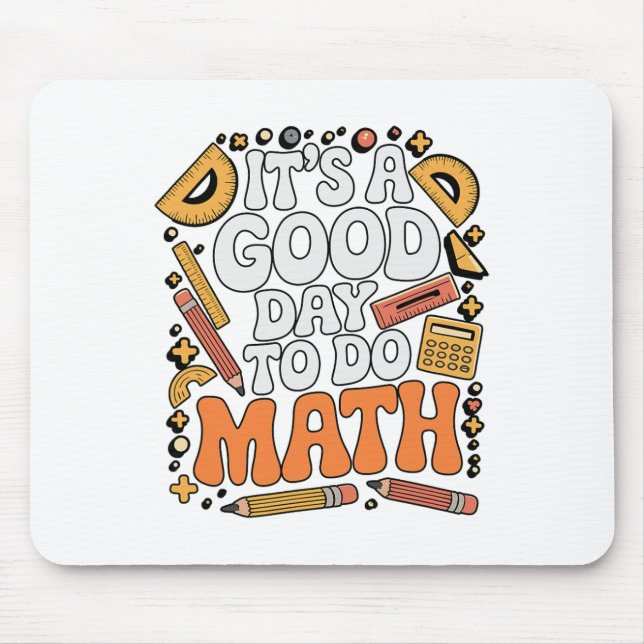 Mousepad Um Bom Dia Para Fazer Professor De Matemática Aman (Frente)