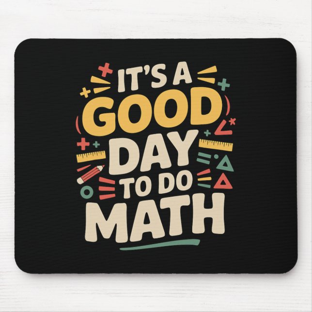 Mousepad Um Bom Dia Para Fazer Professor De Matemática Aman (Frente)