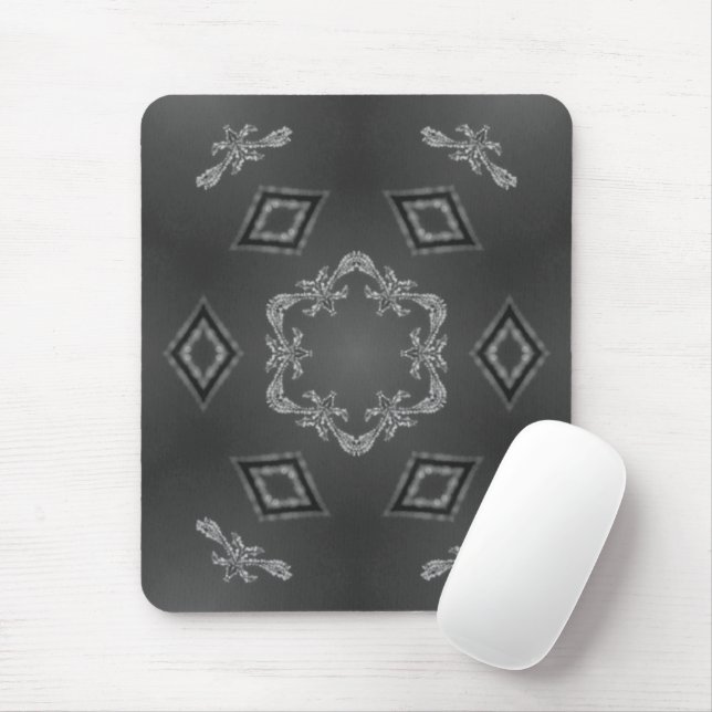 Mousepad Um caleidoscópio de picadas delicadas (Com mouse)