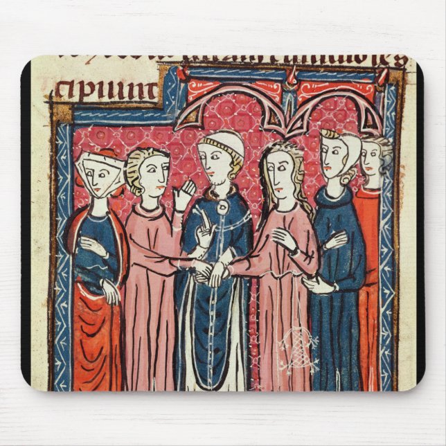 Mousepad Um casamento, 'de Decrets de Gratien' (Frente)