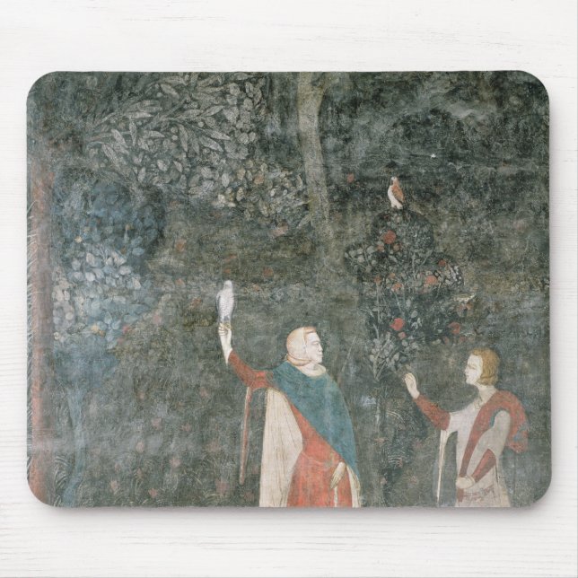 Mousepad Um cavalheiro que Hawking, da sala do veado, 1343 (Frente)