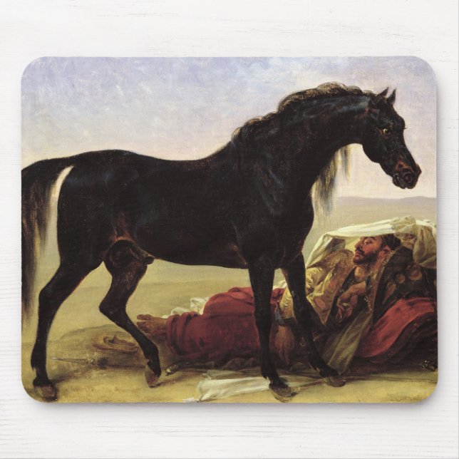 Mousepad Um cavalo árabe (Frente)