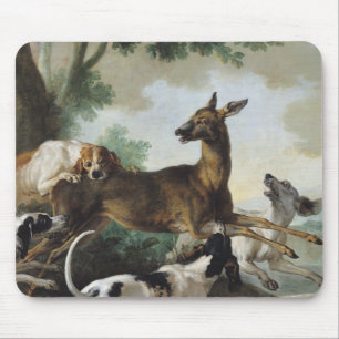 Mousepad Um cervo perseguido por cães, 1725