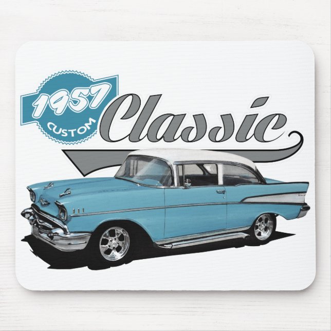 Mousepad Um clássico azul (Frente)