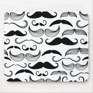 Mousepad Um clube dos cavalheiros. Teste padrão 2 do bigod