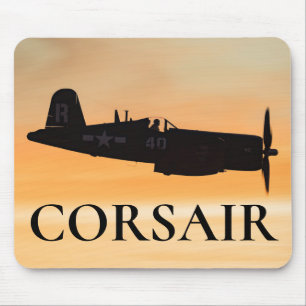 Mousepad Um Combatente da Corsair F4U Comprometido