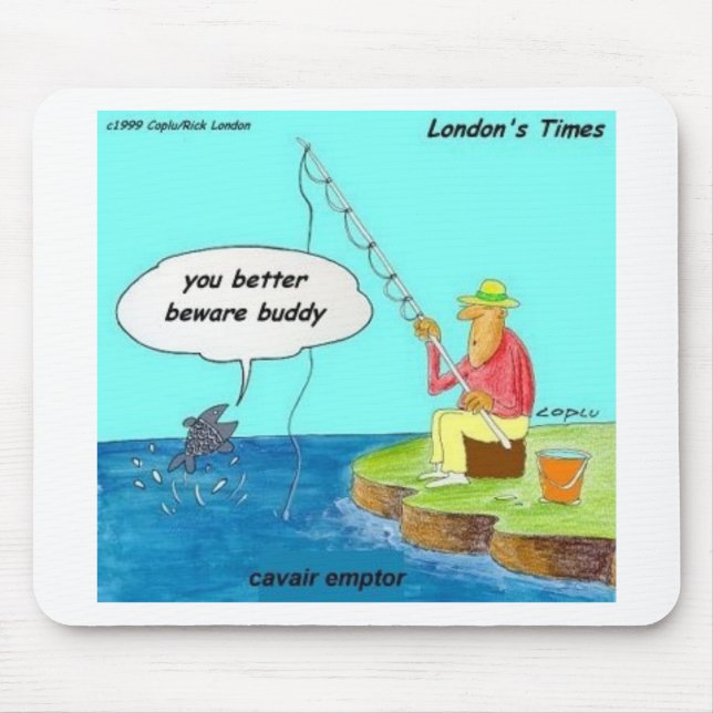 Mousepad um comprador de caviari zazzle (Frente)
