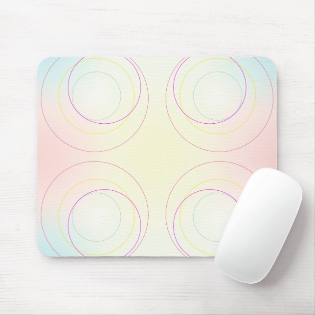 Mousepad Um Corpo de Círculos (Com mouse)