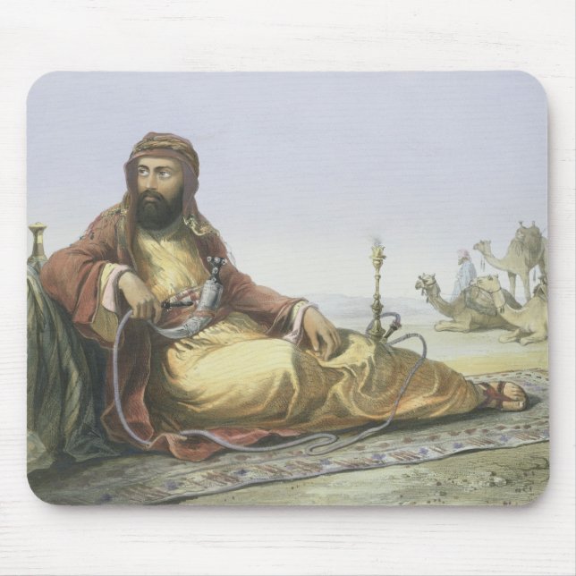 Mousepad Um descanso árabe no deserto, frontispício 'do Th (Frente)