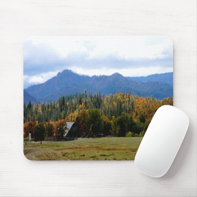 Mousepad Um dia de queda nublado..... (Com mouse)