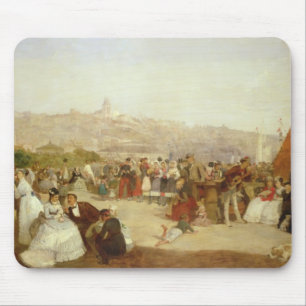Mousepad Um dia em Boulogne, 1870 (óleo em canvas)