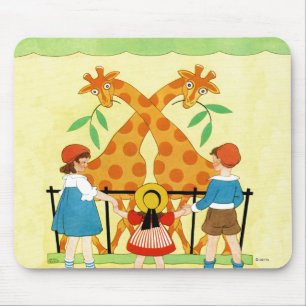 Mousepad Um dia no jardim zoológico