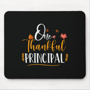 Mousepad Um Diretor Escolar Agradável Cai Ação de Graças Pr