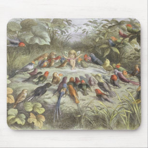 Mousepad Um ensaio na terra feericamente, ilustração de '